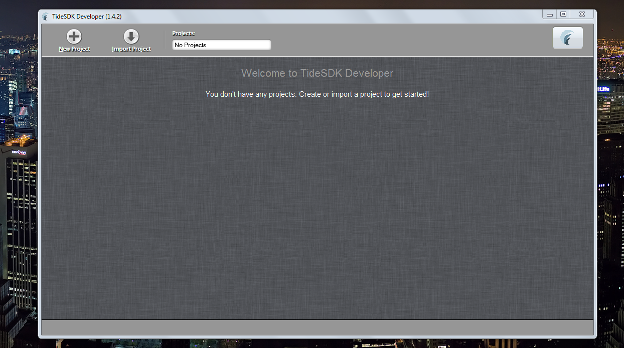 TideSDK - Gestionnaire de projet